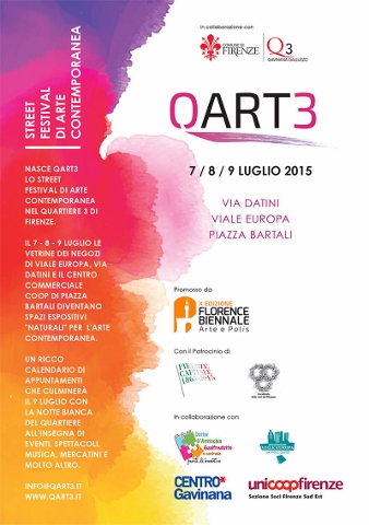 QART3 Street Festival di Arte Contemporanea